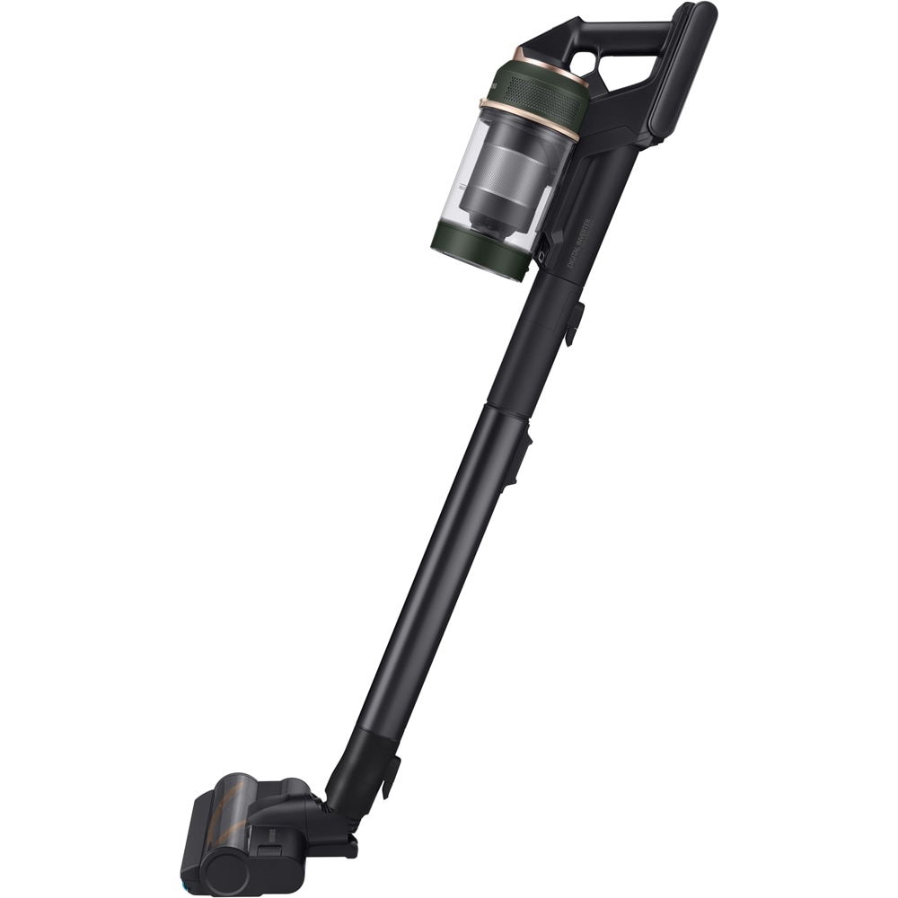 Aspirator vertical SAMSUNG Bespoke Jet Plus Complete Extra VS20B95943N/GE, 0.5l, 25.2V, autonomie max 120 min, verde inchis-negru