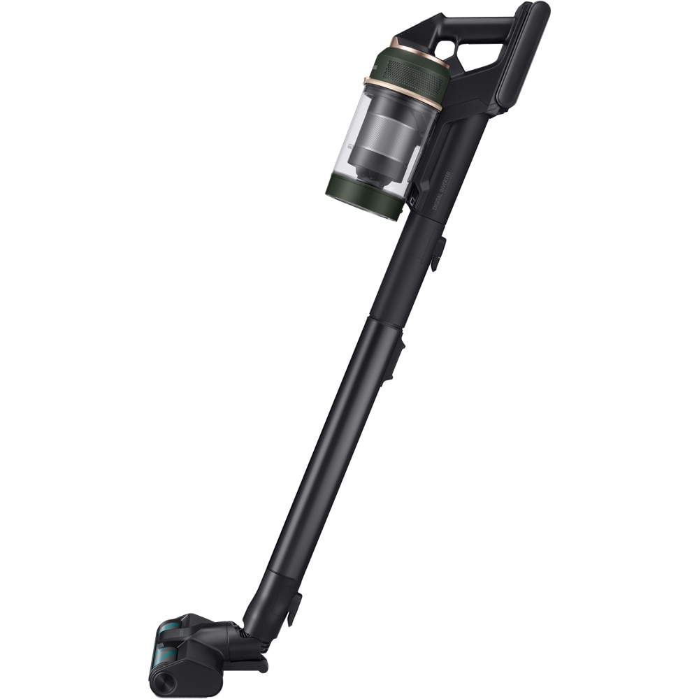 Aspirator vertical SAMSUNG Bespoke Jet Plus Complete Extra VS20B95943N/GE, 0.5l, 25.2V, autonomie max 120 min, verde inchis-negru
