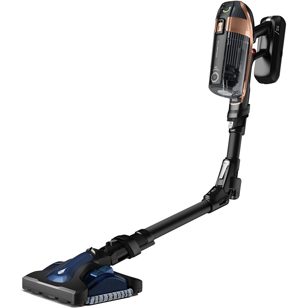 Aspirator vertical ROWENTA X-Force Flex 15.6 RH99G1WO, 0.9l, 32.4V, autonomie max 80 min, negru-maro