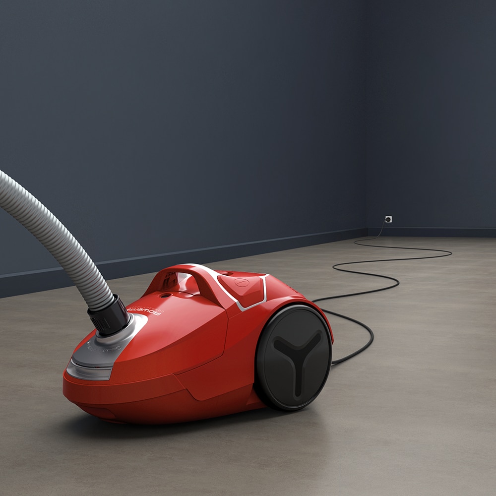 Aspirator cu sac ROWENTA Compact Power RO3953EA, 3l, 900W, 75dB, rosu-negru