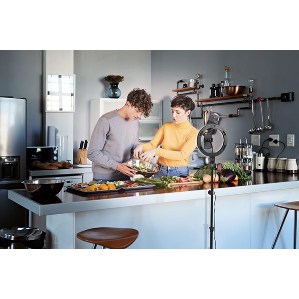 Lampa circulara Ring Light LEDVANCE 4058075668515, 6W, 265lm, negru