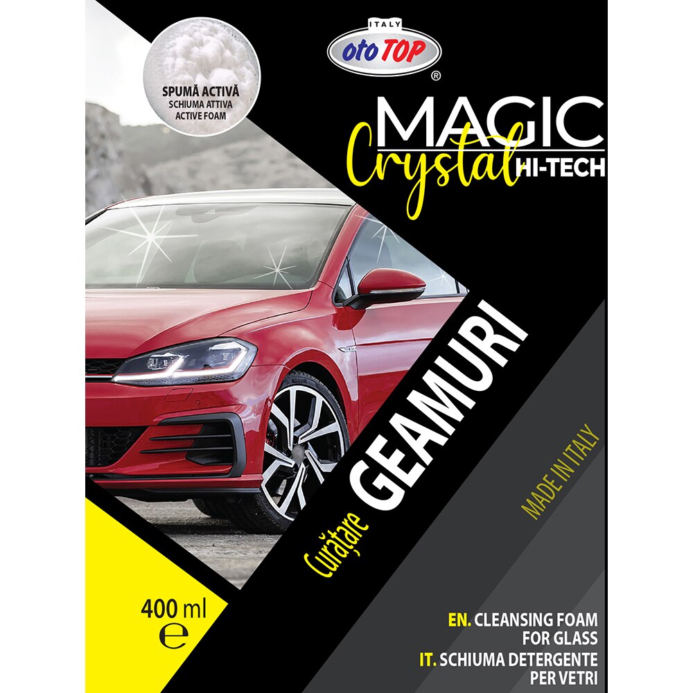 Spuma activa curatare geamuri OTOTOP, 400ml