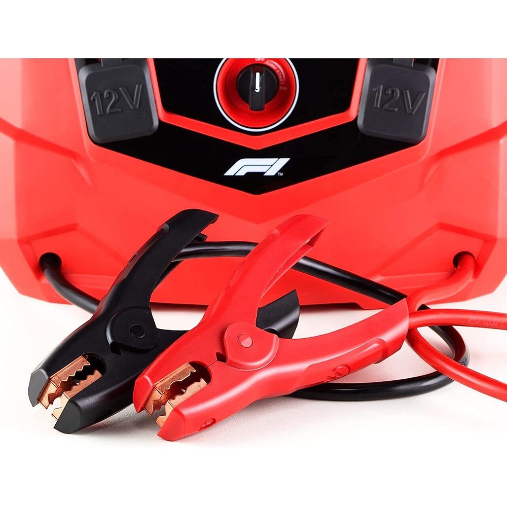 Robot pornire 4in1 FORMULA 1 Jumpstarter PJ125, 12V, 1250A, USB, compresor, lampa led, rosu
