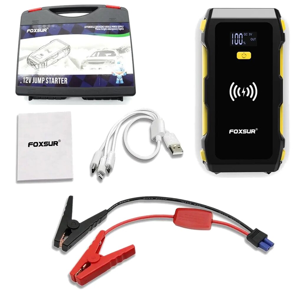 Robot pornire FOXSUR FJS-800, 39800mAh, 1200A, 12V