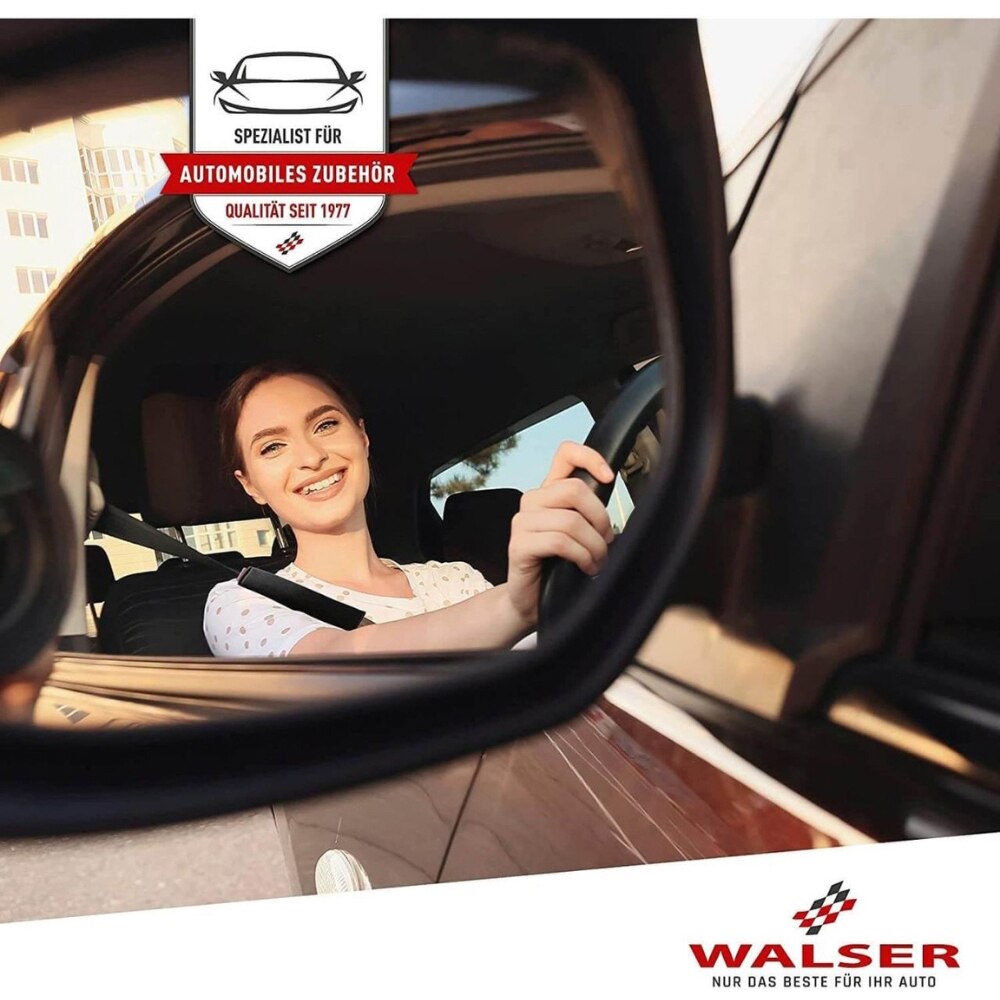 Set protectii centuri auto WALSER 13565, 2buc, negru