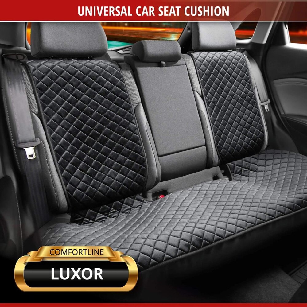 Husa bancheta WALSER Comfortline Luxor, universal, negru