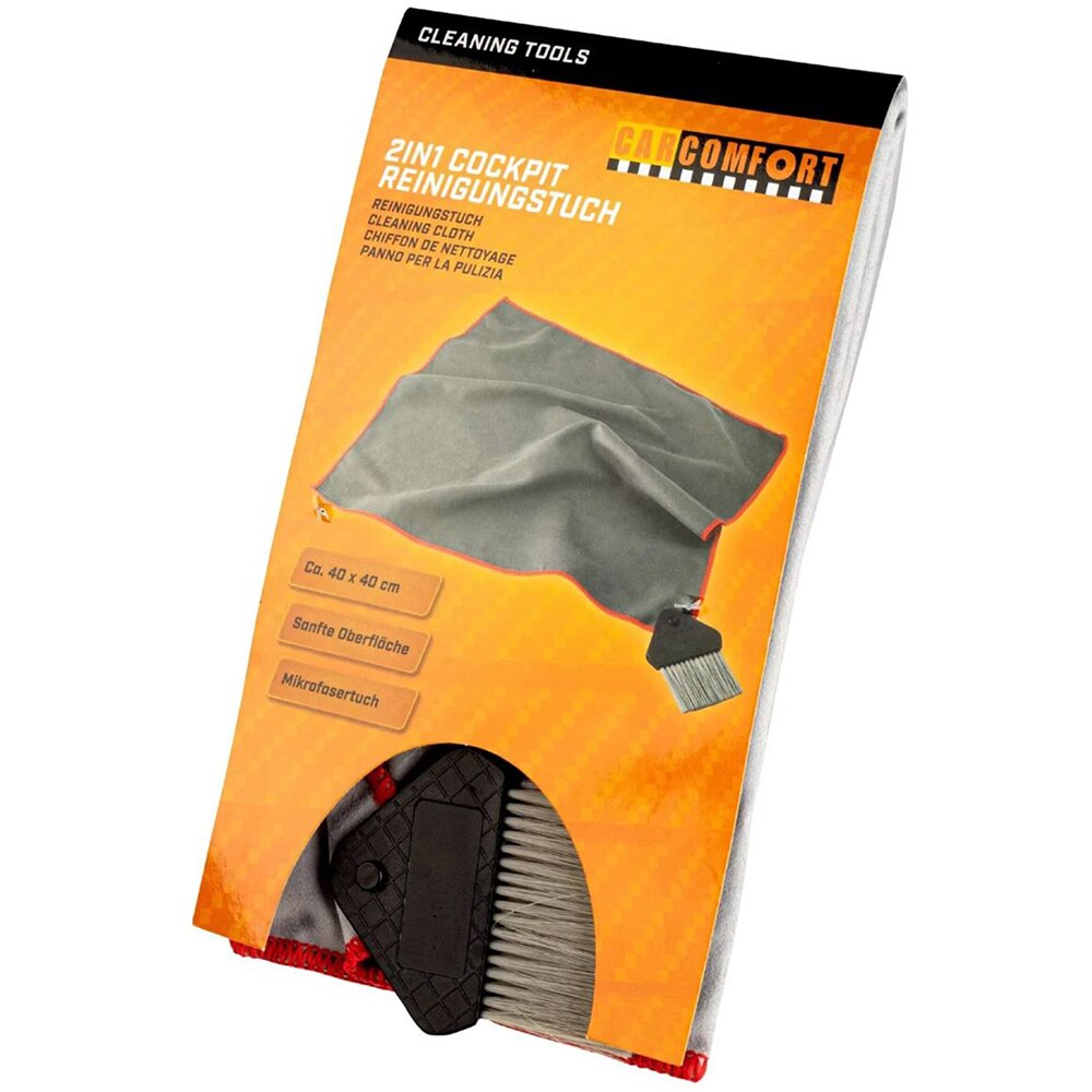 Laveta microfibra cu perie WALSER 16163, 40 x 40cm, 1buc
