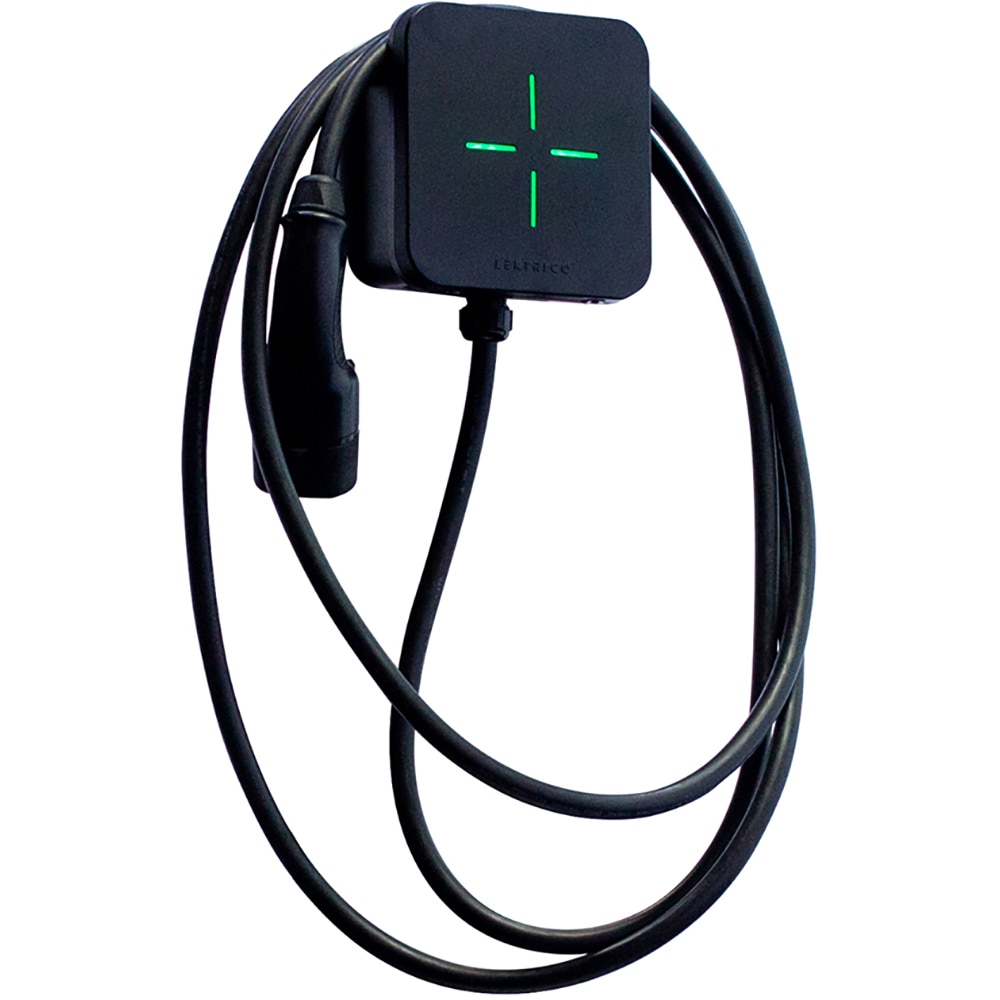Statie incarcare masini electrice LEKTRI.CO One EM, monofazat 7.4kW, 32A, Type 2, cablu 5m, Wi-Fi, negru