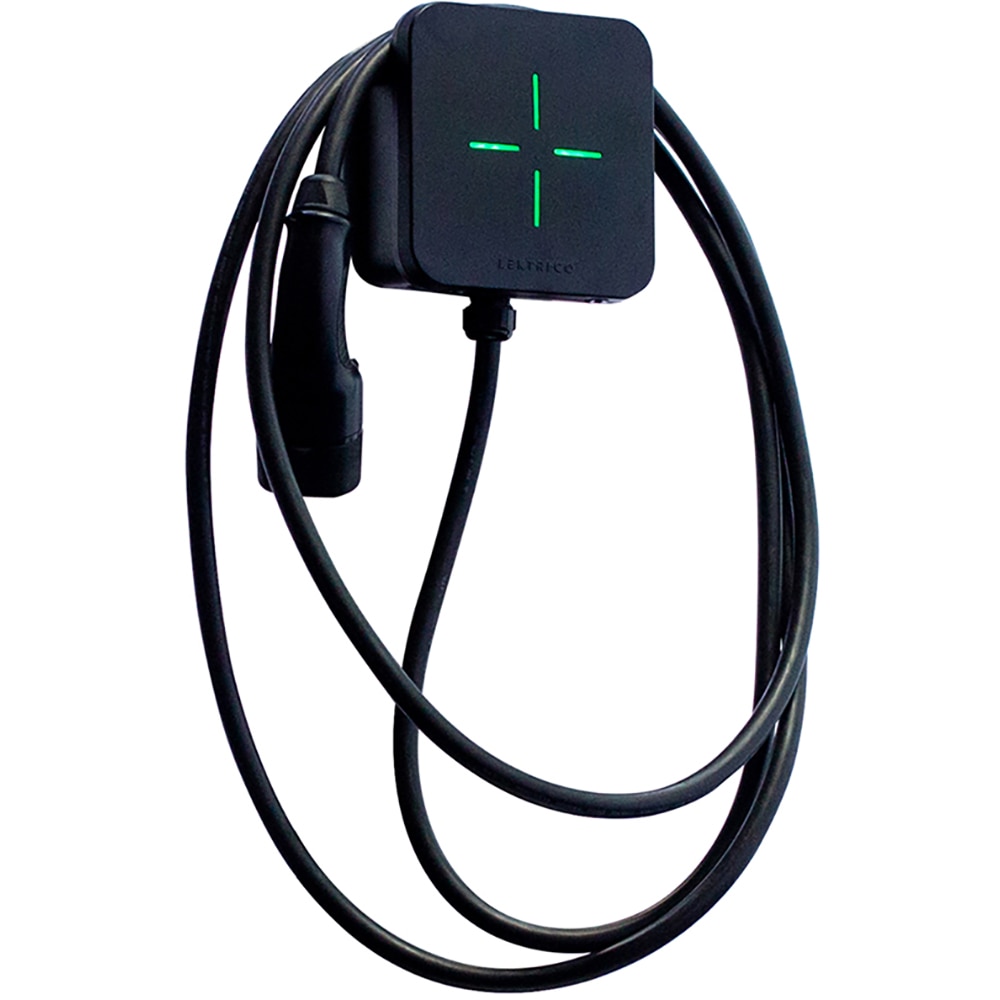 Statie incarcare masini electrice LEKTRI.CO One Safe EM, monofazat 7.4kW, 32A, Type 2, cablu 5m, Wi-Fi, negru