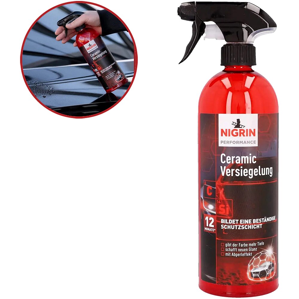 Ceara auto NIGRIN, stralucire, 750ml