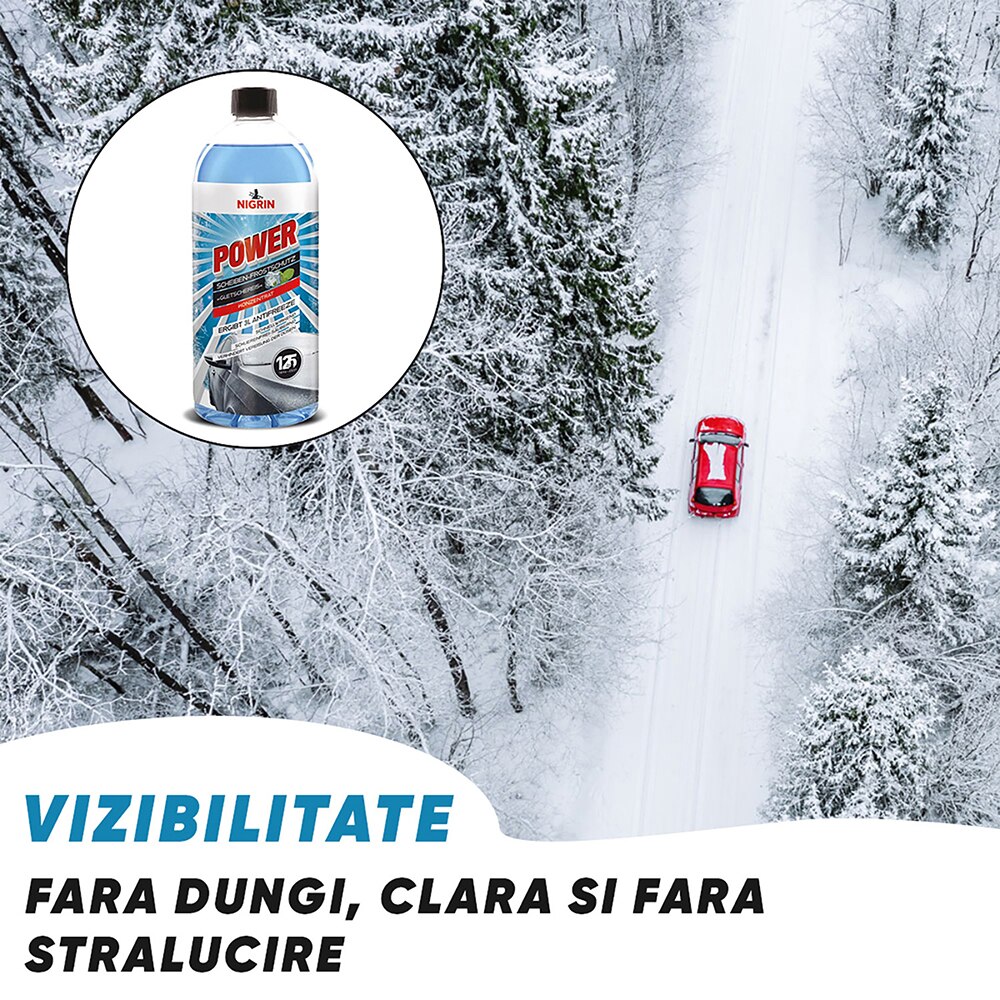 Lichid parbriz NIGRIN, iarna, -52C, 1l