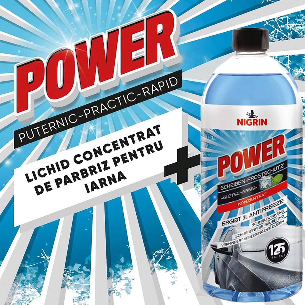 Lichid parbriz NIGRIN, iarna, -52C, 1l