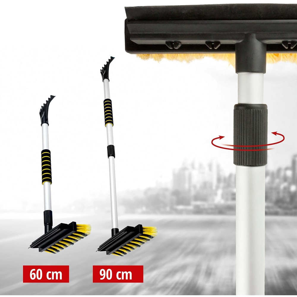 Racleta telescopica WALSER 23205, 60-90cm, negru-galben