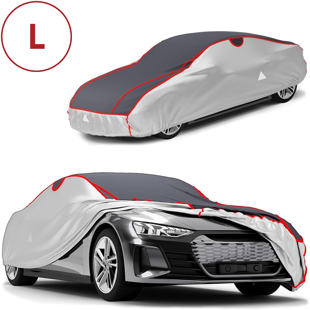 Prelata auto WALSER Premium Hybrid L, 475 x 162 x 117 cm, gri
