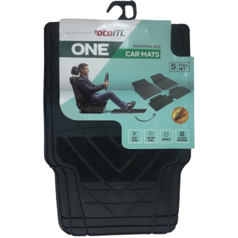 Set covorase auto OTOM One, Universal, cauciuc, 5 bucati