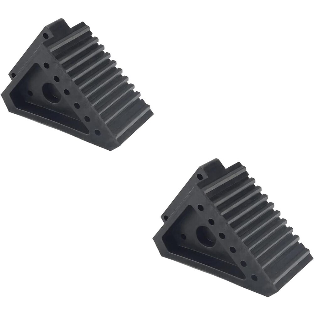 Cale blocare roti ROLL FAST 56480R, cauciuc, negru, 2buc
