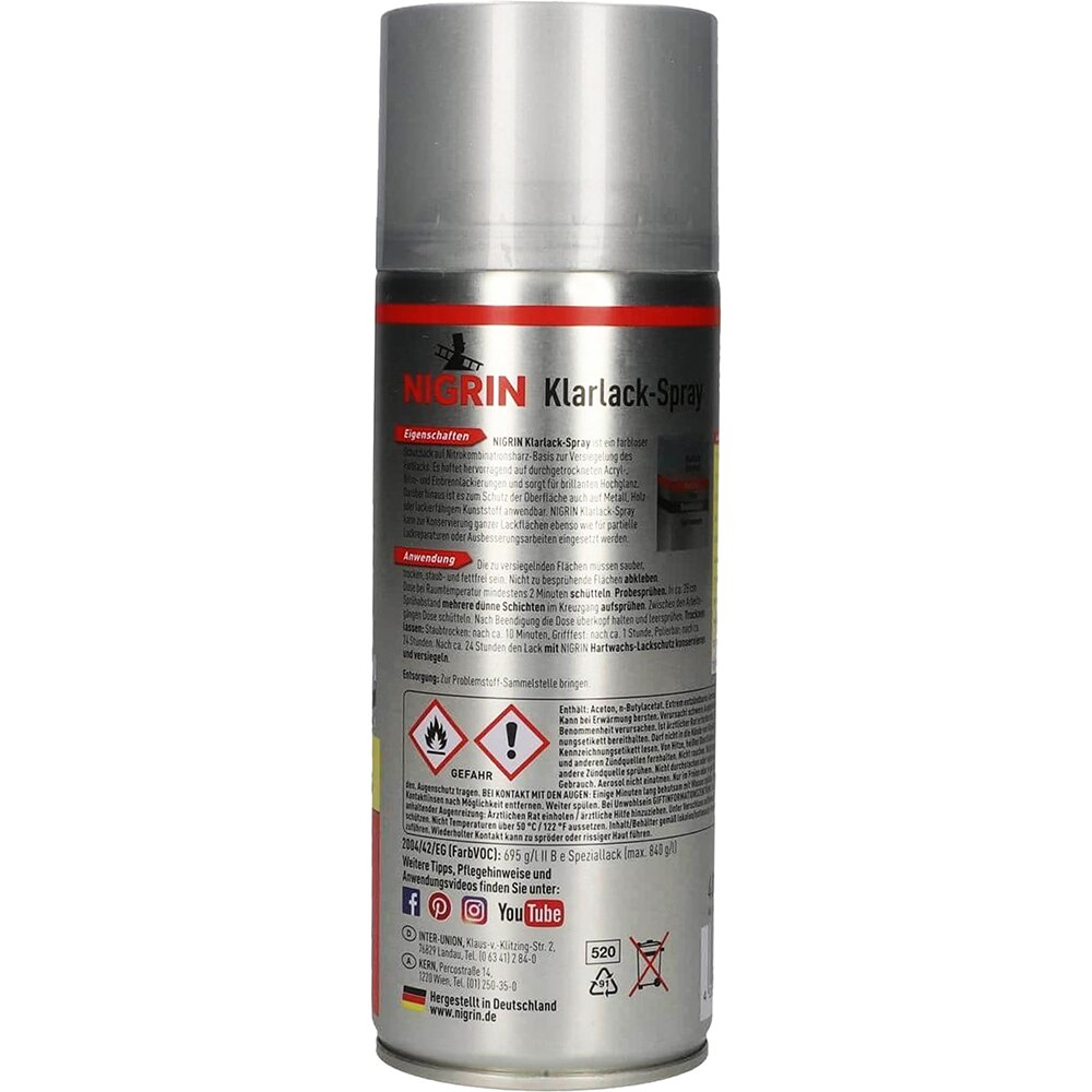 Lac etansare vopsea NIGRIN 74116, incolor, 400ml