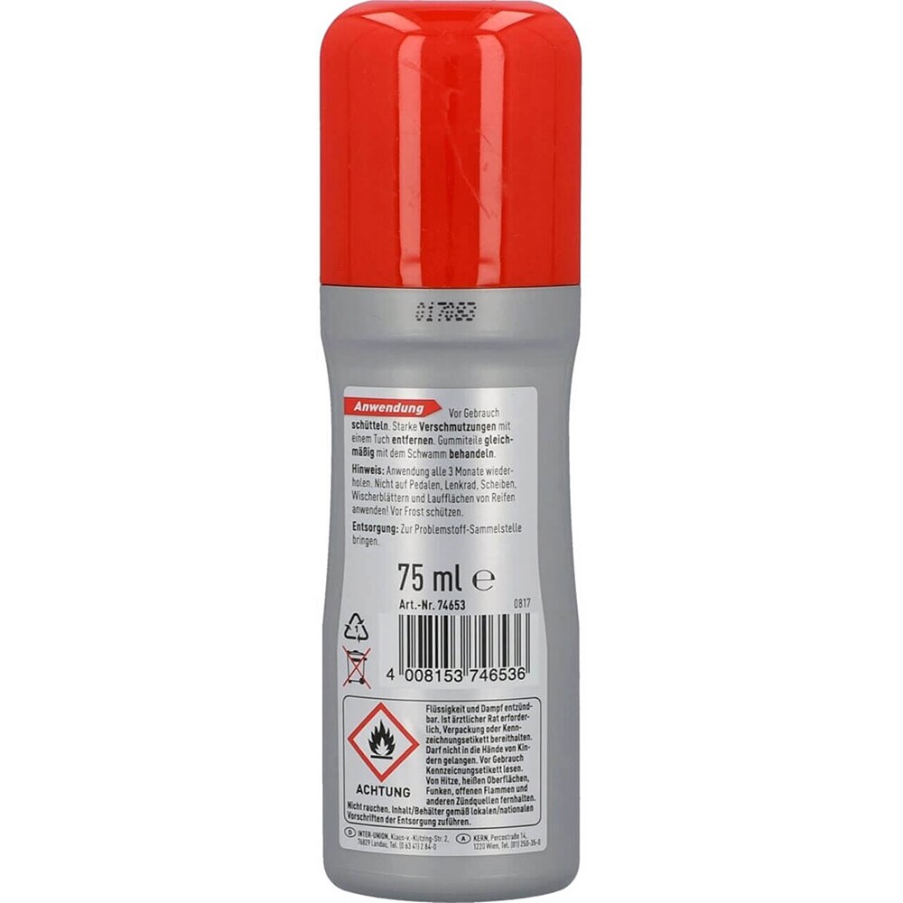 Spray intretinere cauciuc si plastic NIGRIN 74653, 75ml