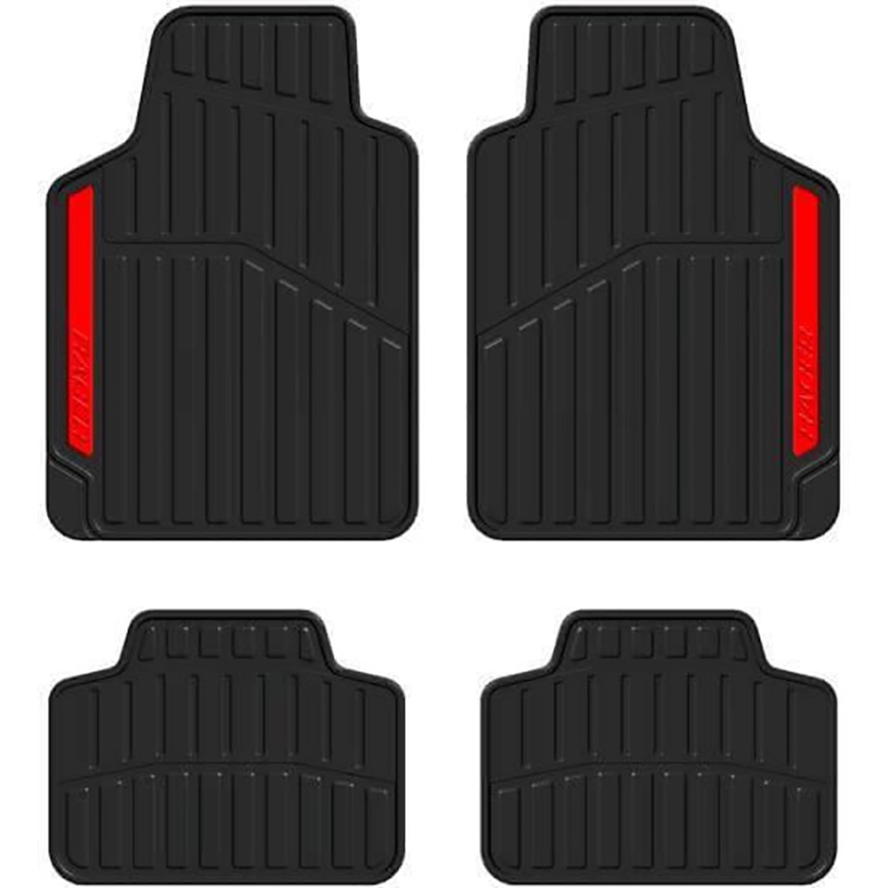 Set covorase auto ROLL FAST Sport Line RED, universal, PVC, 4bucati