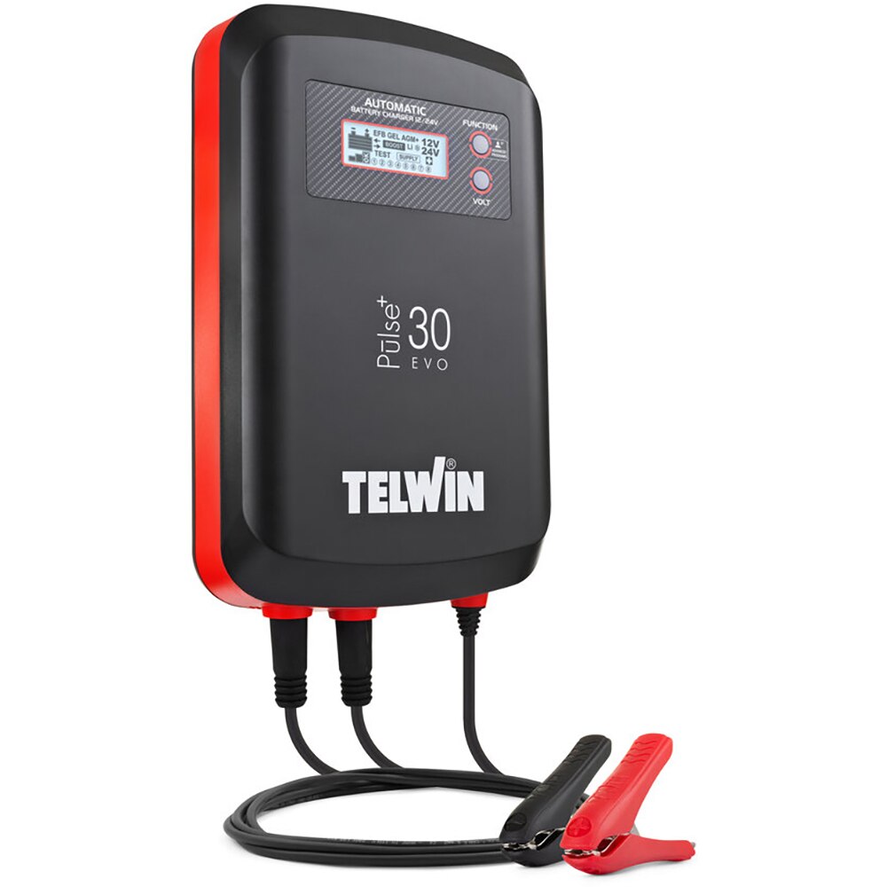 Redresor auto TELWIN Pulse 30 Evo, 12V/20V, 27/15A