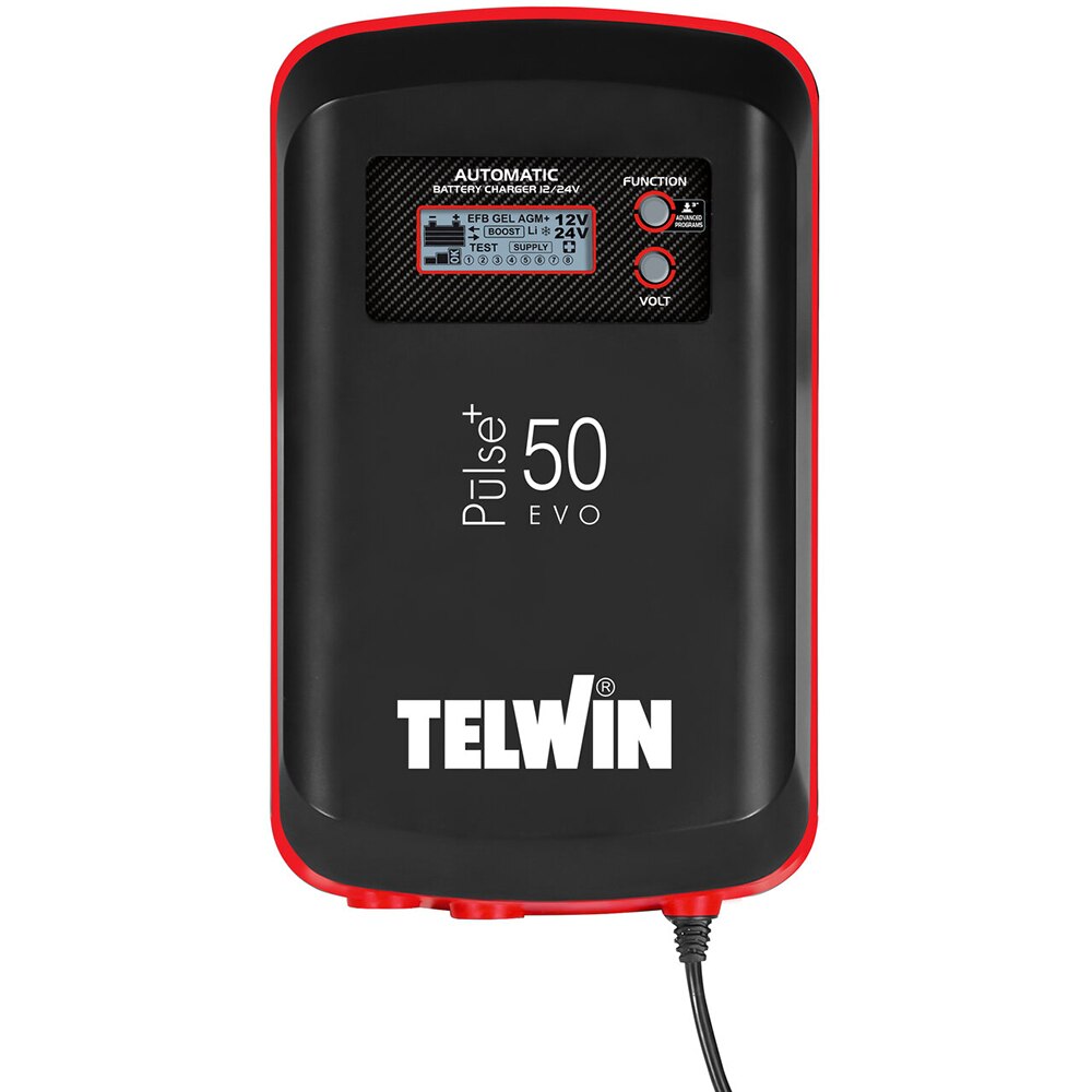Redresor auto TELWIN Pulse 50 Evo, 12V/20V, 45/23A