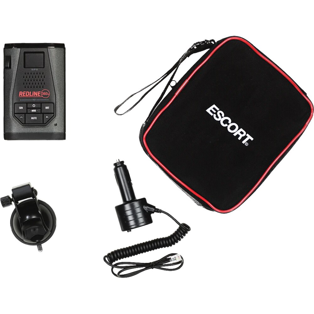 Detector radar ESCORT Redline 360C, banda detectie X, K, KA, Laser