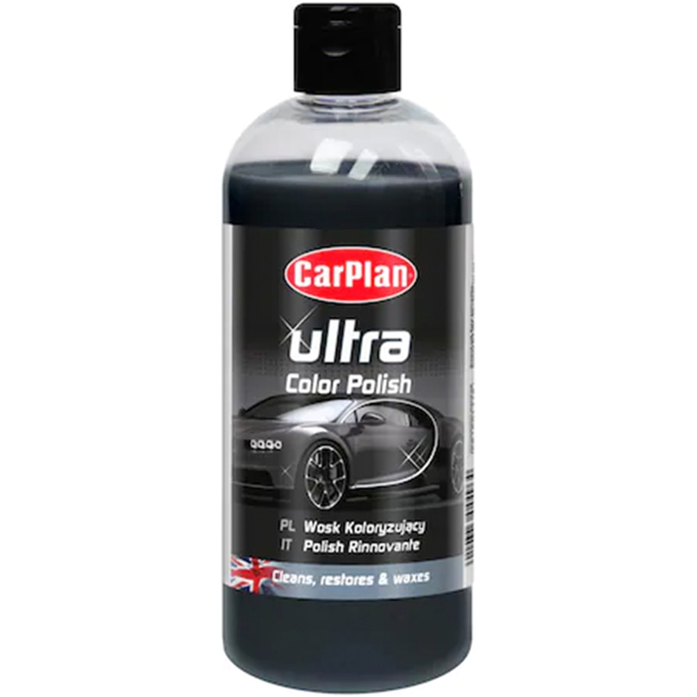 Polish CARPLAN ULT109, negru, 500ml