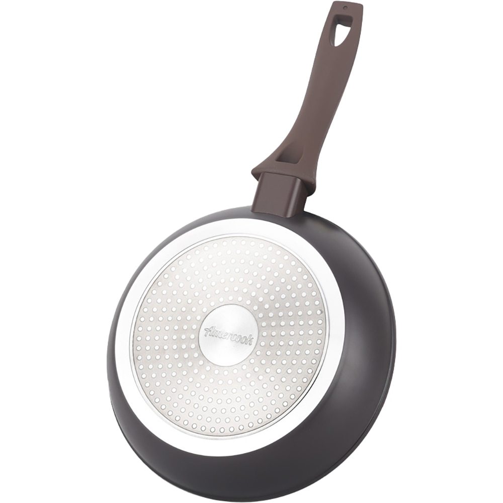 Tigaie AMERCOOK Avocado AC0108401.24, 24 cm, aluminiu forjat, negru-verde