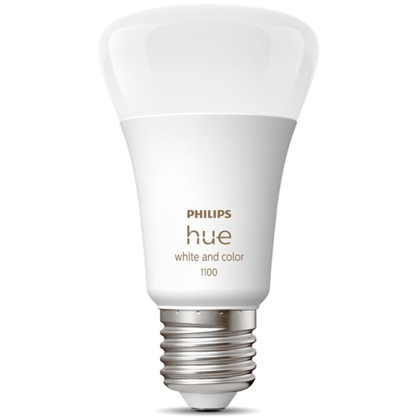 Bec LED Smart PHILIPS Hue 8719514291171, E27, 9W, 1.100lm, lumina variabila 