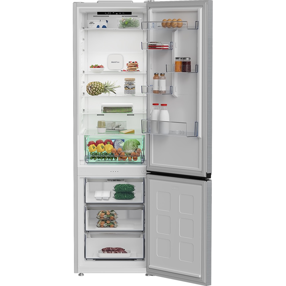 Combina frigorifica BEKO B3RCNA415HXB, No Frost, 415 l, H 203.5 cm, Clasa D, inox