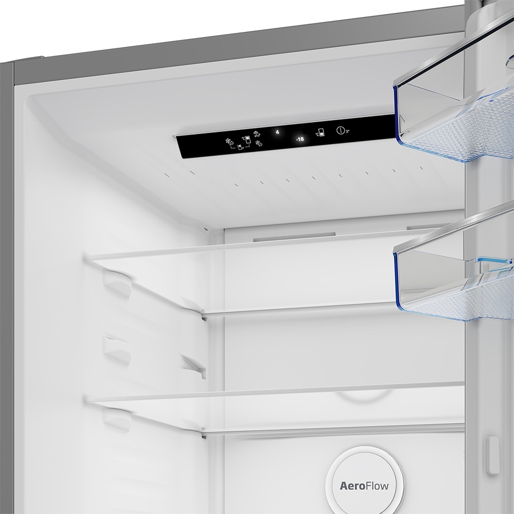 Combina frigorifica BEKO B3RCNA415HXB, No Frost, 415 l, H 203.5 cm, Clasa D, inox