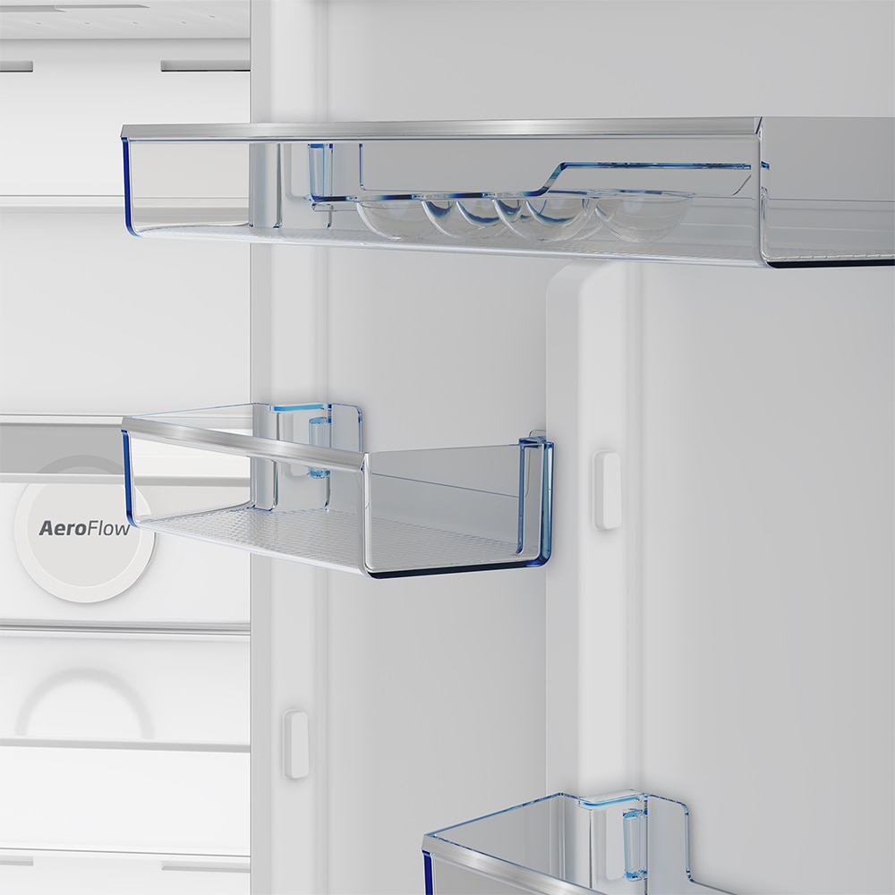 Combina frigorifica BEKO B3RCNA415HXB, No Frost, 415 l, H 203.5 cm, Clasa D, inox