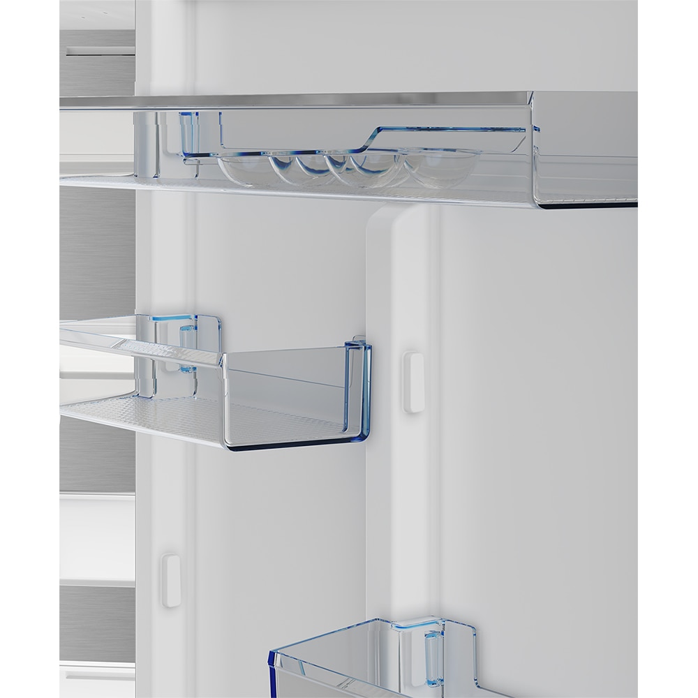 Combina frigorifica BEKO B3RCNA415HXBR, No Frost, 415 l, H 203.5 cm, Clasa D, dark inox