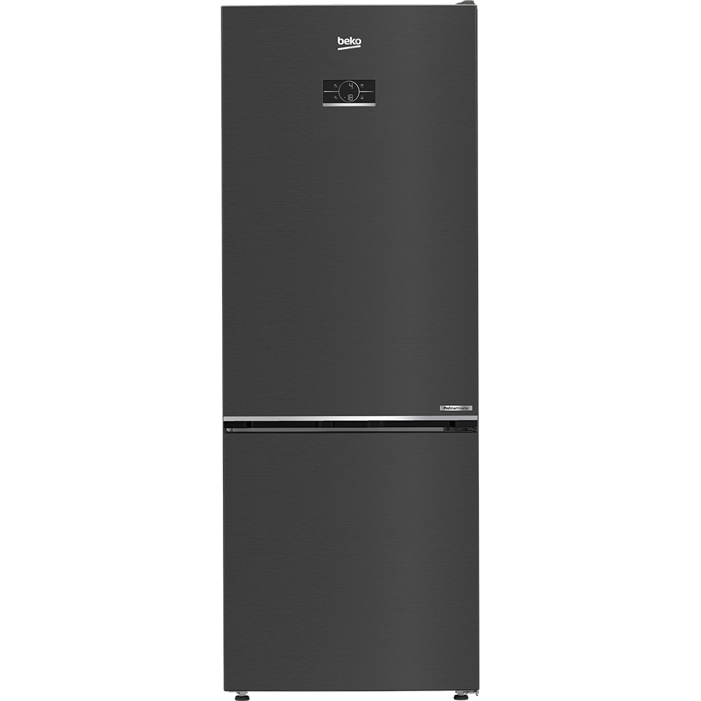 Combina frigorifica BEKO B3RCNE564HXBR, No Frost, 490 l, H 192 cm, Clasa E, dark inox