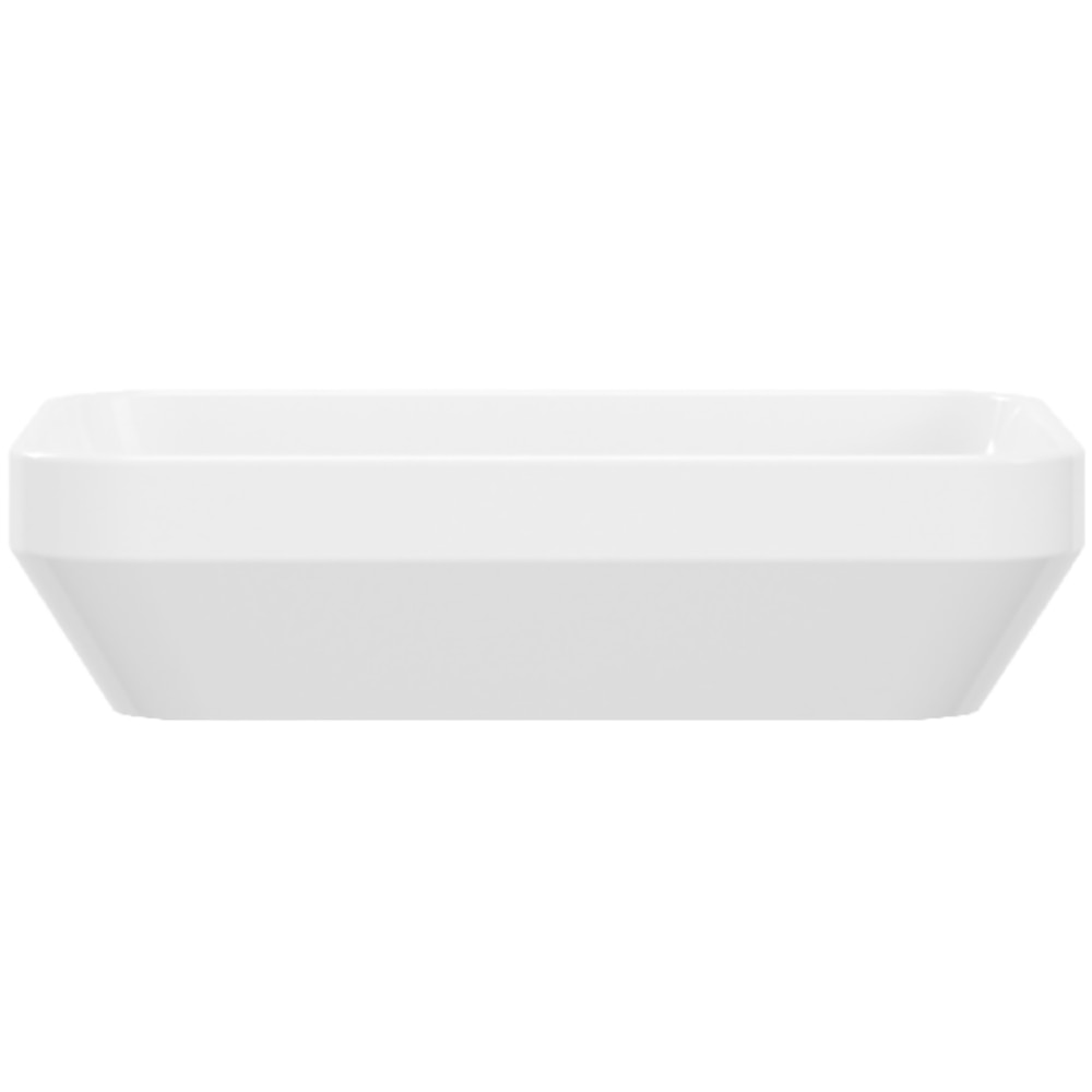 Lavoar pe blat GoodHome Teesta, rasina, 45 x 35 cm, alb