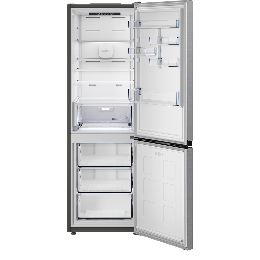 Combina frigorifica BEKO B5RCNA376HXB, No Frost, 370 l, H 186.5 cm, Clasa C, argintiu