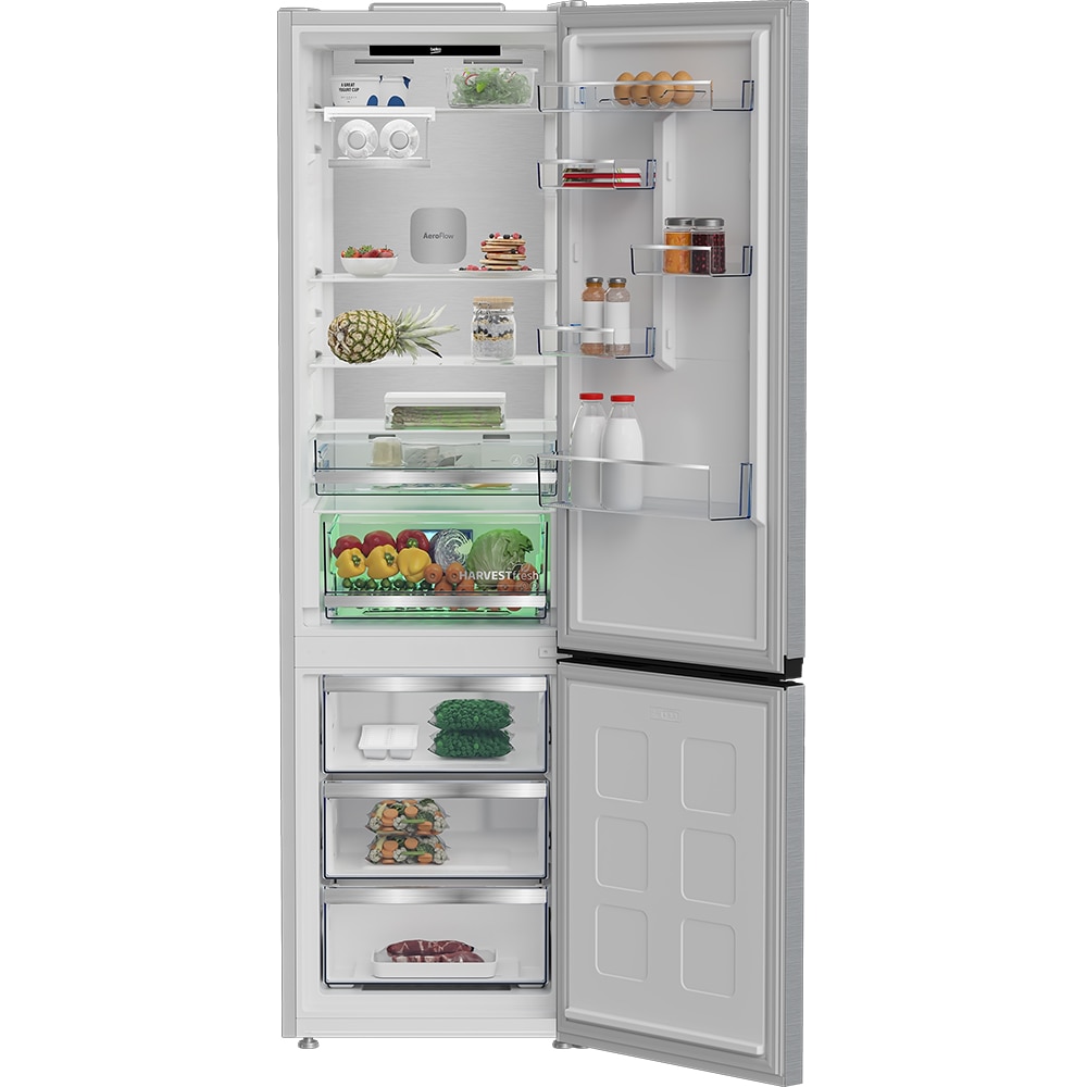 Combina frigorifica BEKO B5RCNA416HXBW, No Frost, 415 l, H 203.5 cm, Clasa C, HomeWhiz, inox