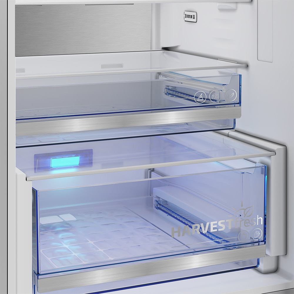 Combina frigorifica BEKO B5RCNA416HXBW, No Frost, 415 l, H 203.5 cm, Clasa C, HomeWhiz, inox