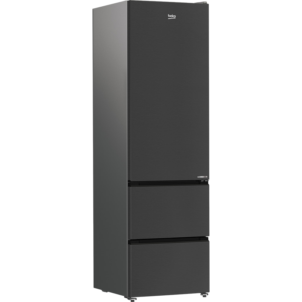 Combina frigorifica BEKO B5RGNA355HXBR, No Frost, 351 L, H 203.5 cm, Clasa D, dark inox