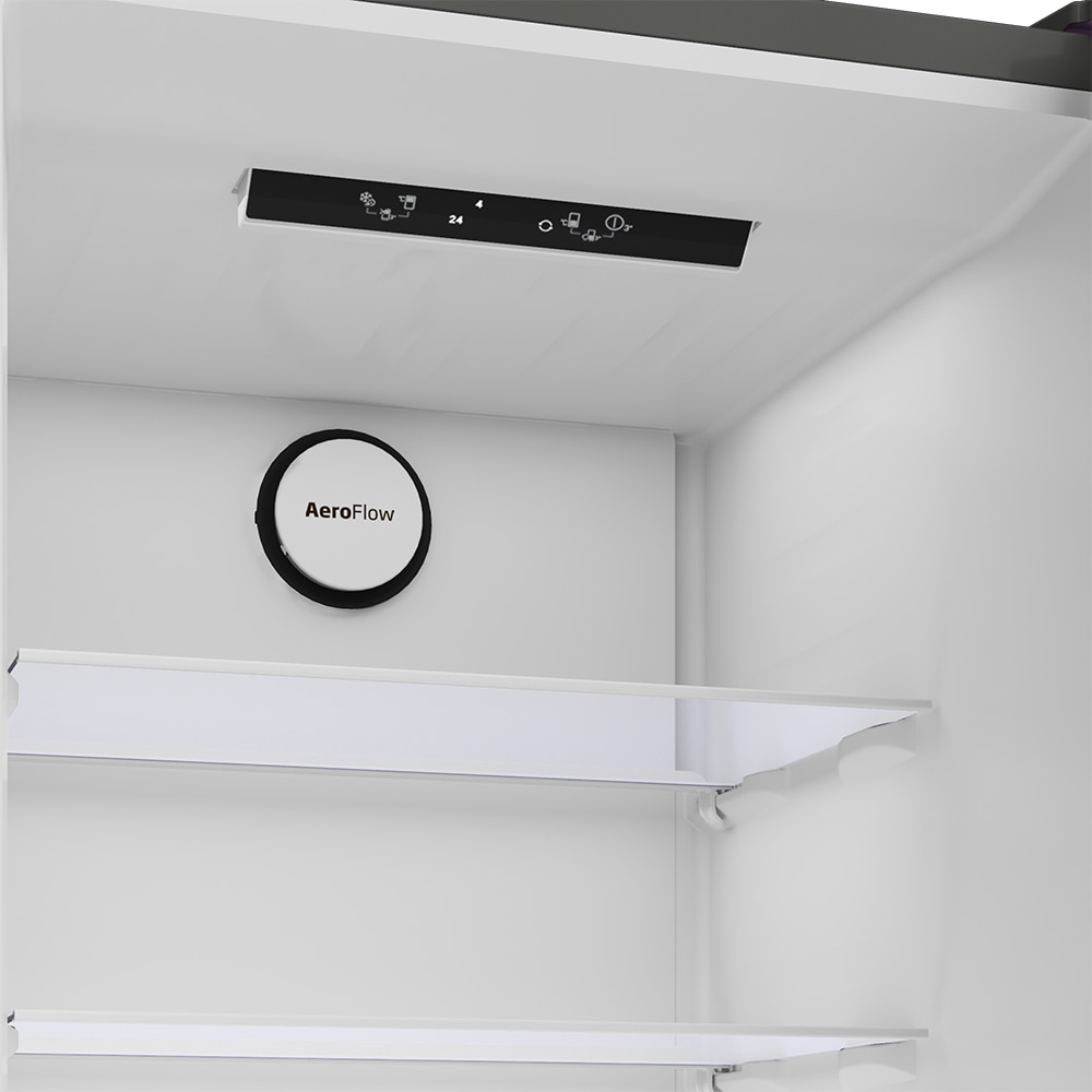 Combina frigorifica BEKO B5RGNA355HXBR, No Frost, 351 L, H 203.5 cm, Clasa D, dark inox