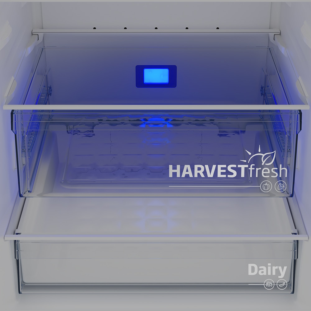 Combina frigorifica BEKO B7RCNE566HXB1, No Frost, 490 l, H 192 cm, Clasa C, inox