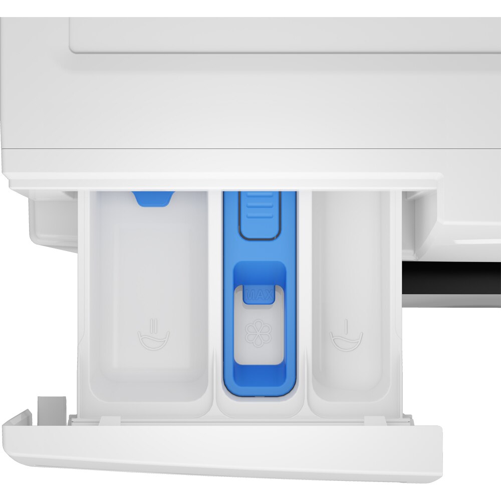 Masina de spalat rufe frontala BEKO B7WFU69418WB2 ES, EnergySpin, SteamCure, 9 kg, 1400rpm, Clasa A, Wi-Fi, alb
