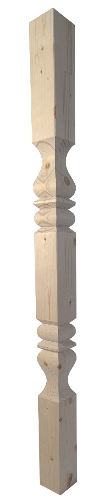 Balustru de capat strunjit brad 1130X70X70