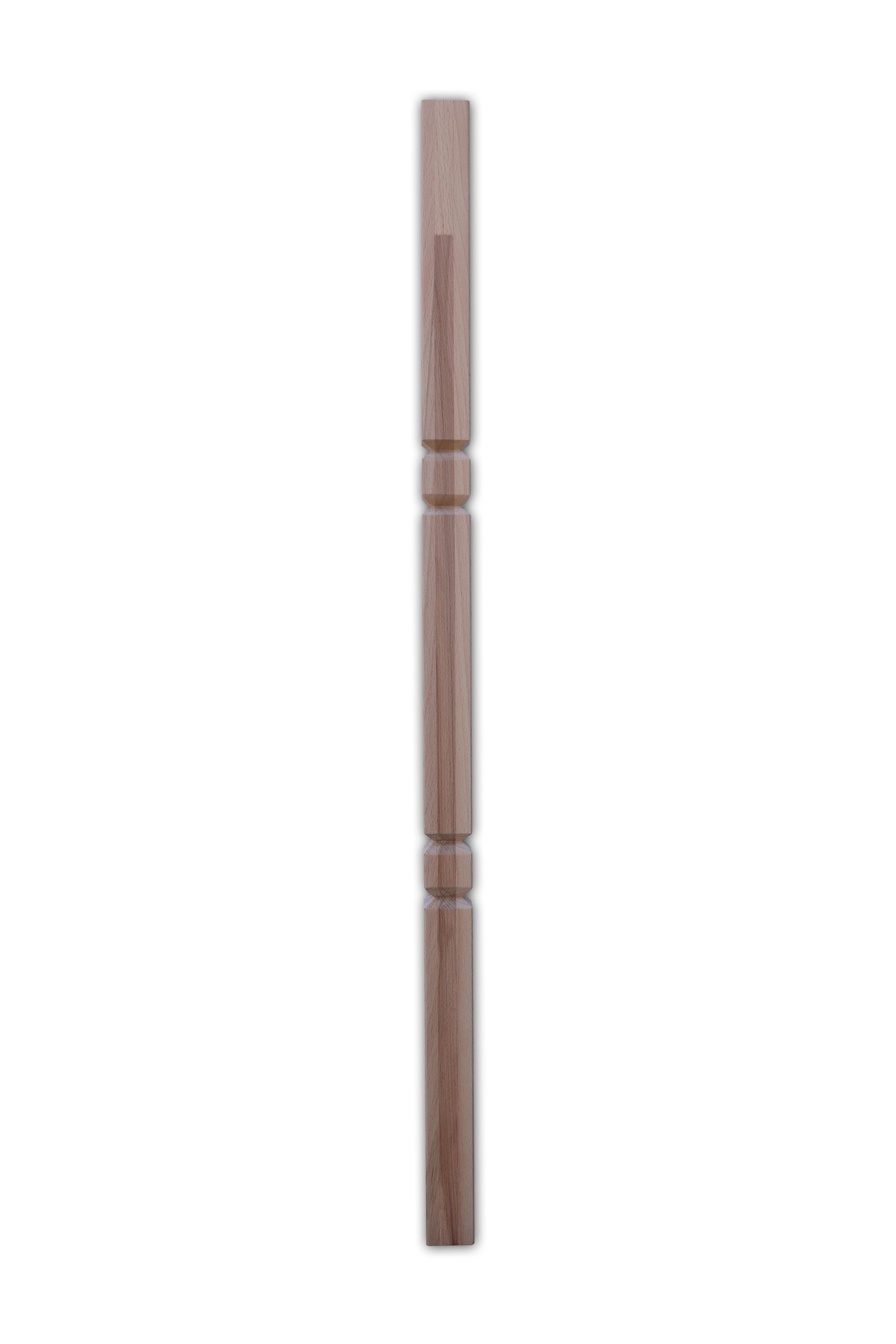 Balustru strunjit fag, 92 x 4 x  4 cm