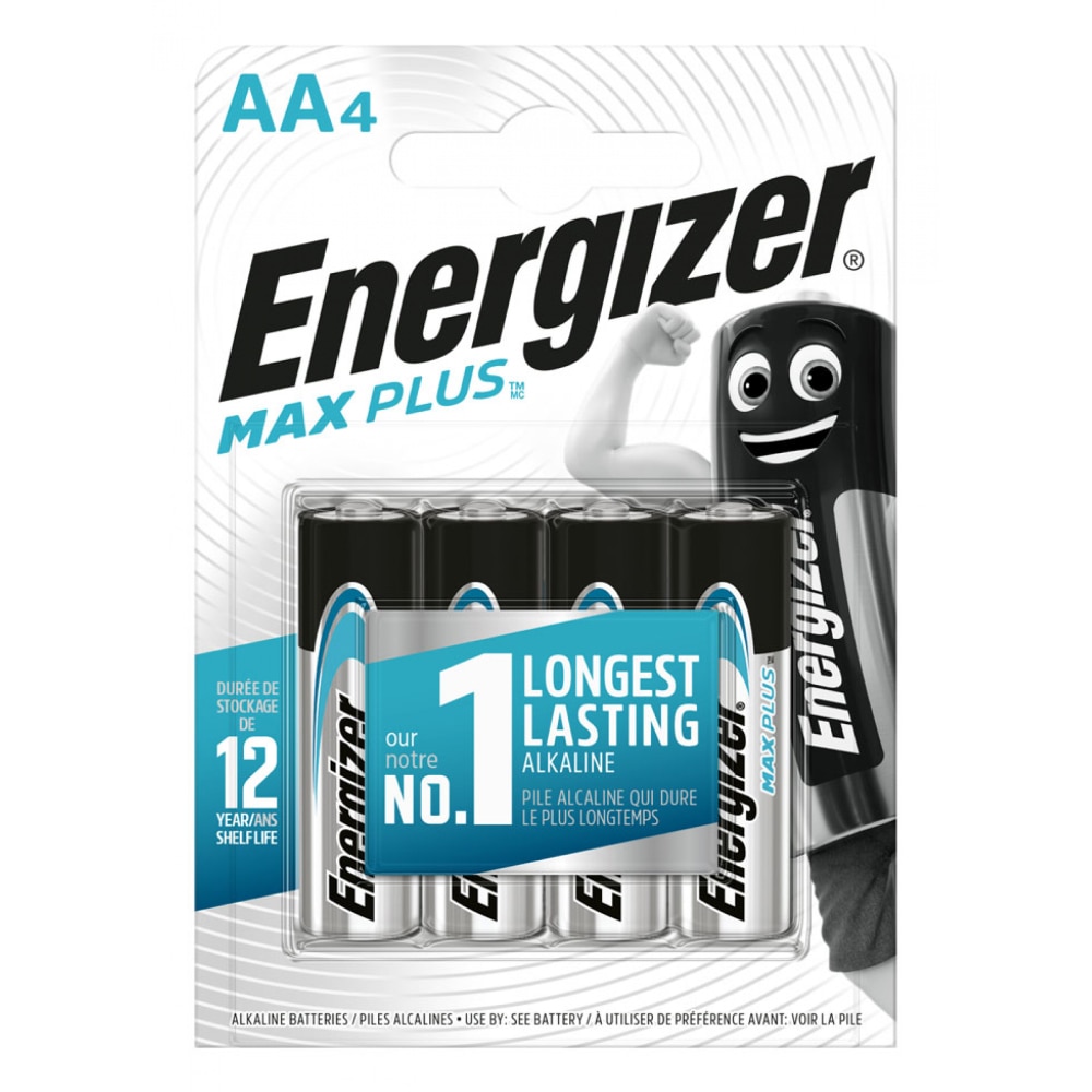 Baterii alcaline ENERGIZER AA, 1.5V, 4 bucati