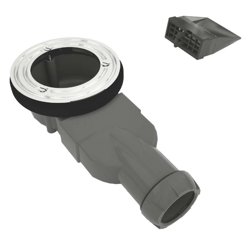 Sifon pentru cadita dus Wirquin Slim 30719919, 90 mm, cu membrana antimiros