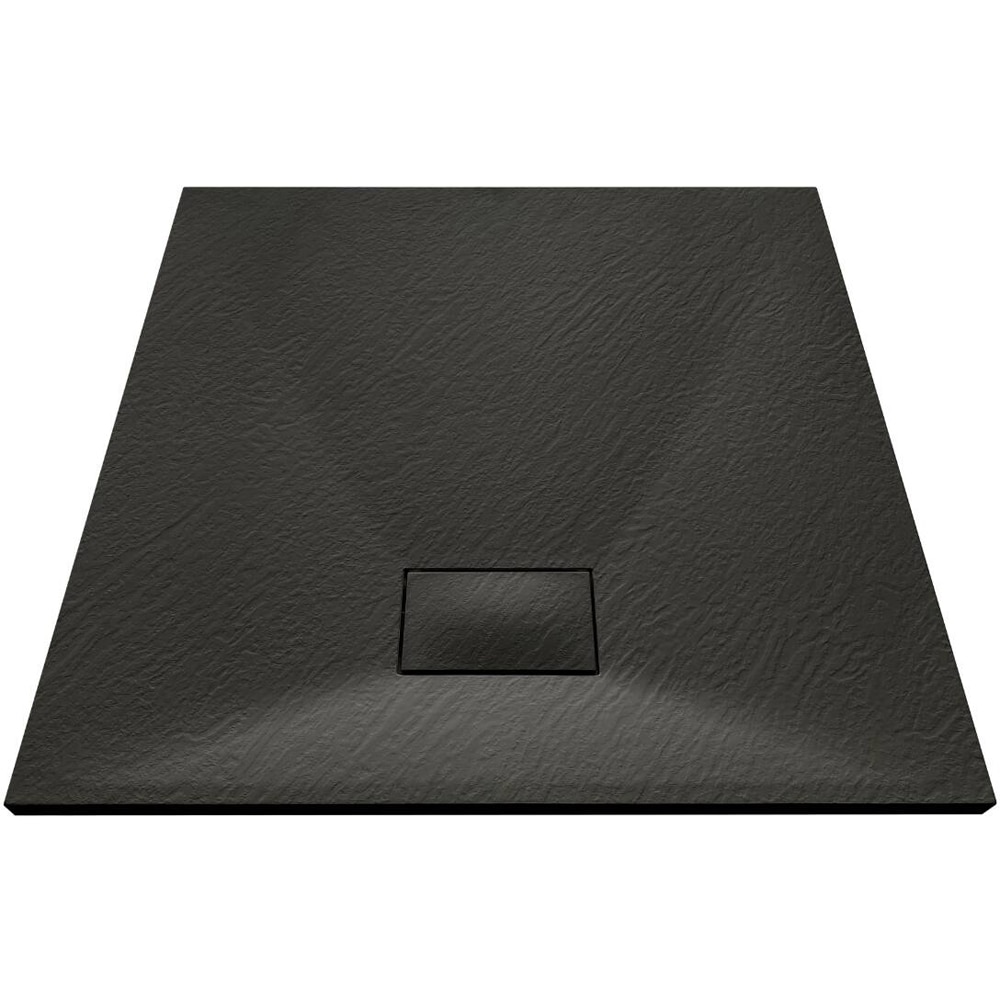 Cadita dus SANOTECHNIK 8080B, 80 x 80 cm, SMC, negru