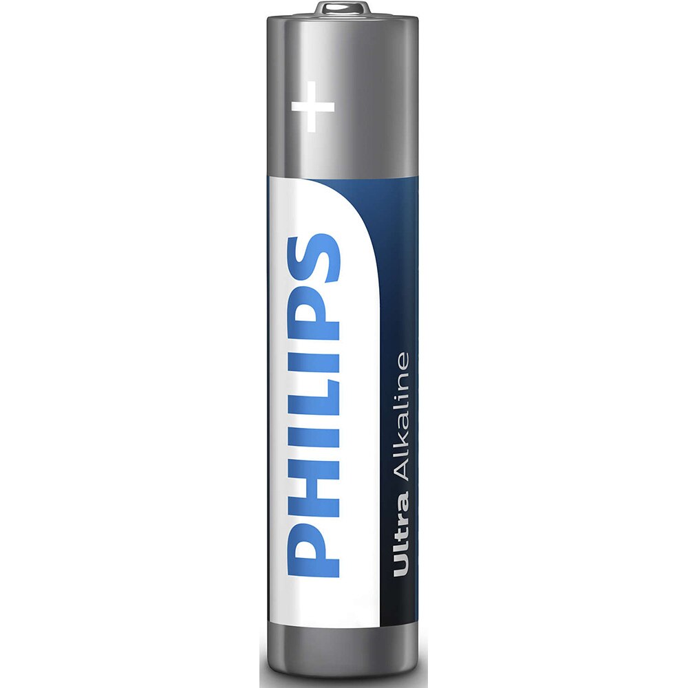 Baterie alcalina PHILIPS LR03E4B, AAA, 4 bucati