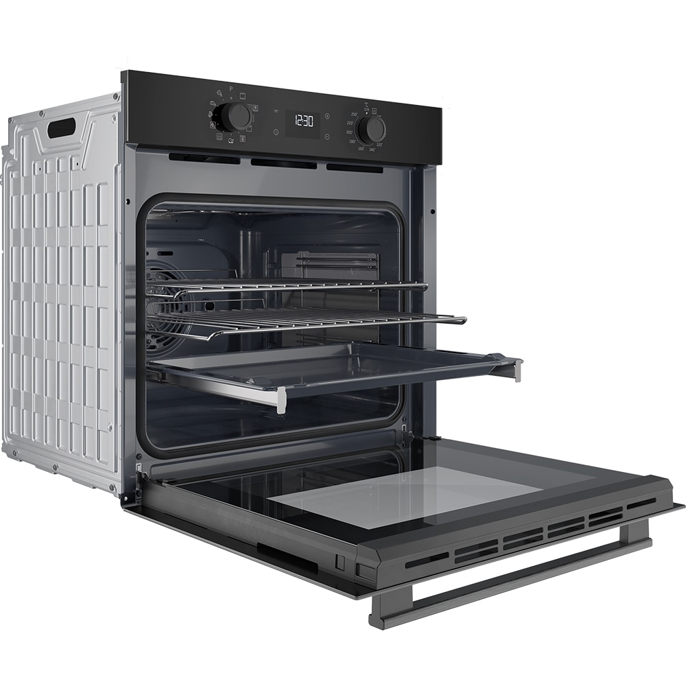 Cuptor incorporabil BEKO BBIM7300BC, Electric, Autocuratare SteamShine, 71 l, Clasa A+, negru