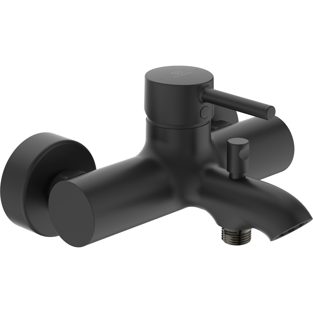 Baterie cada-dus IDEAL STANDARD Ceraline BC199XG, alama sanitara, negru mat